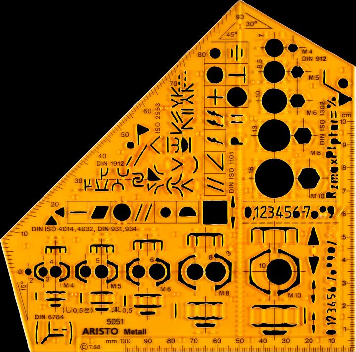 Actual product image Aristo Template (15.50 cm)