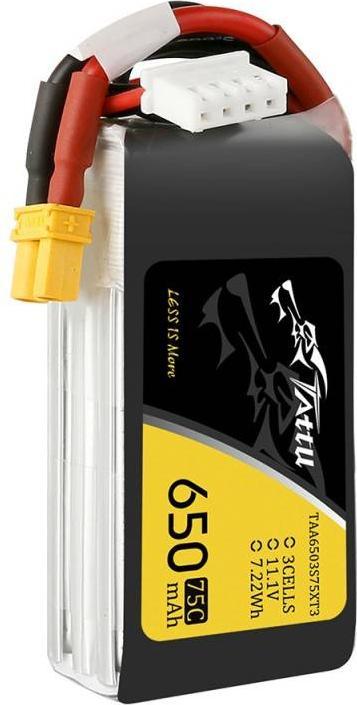Actual product image Tattu RC Battery LiPo 650 mAh 11.1 V 75C (11.10 V, 650 mAh)