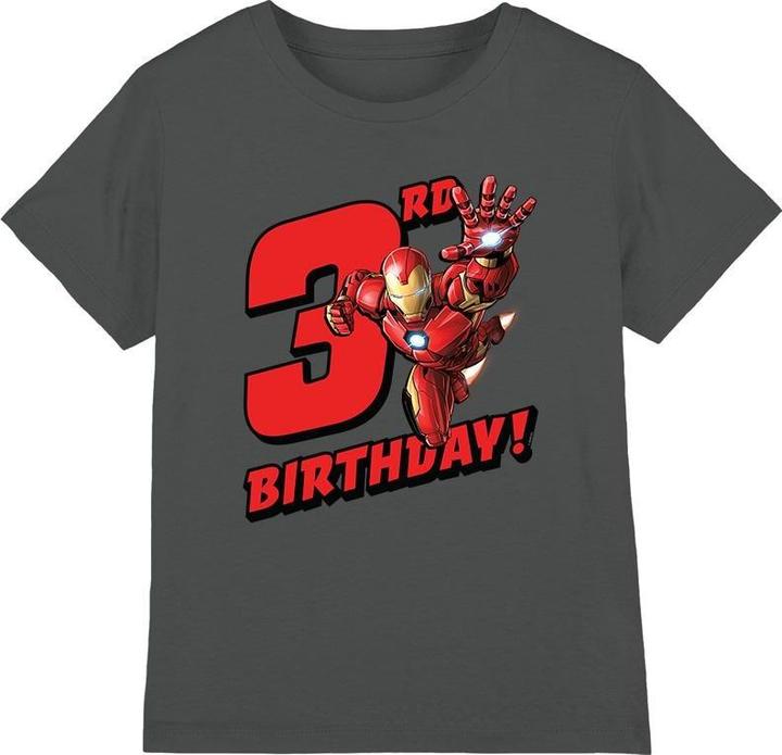 Produktbild Iron Man TShirt 3 Geburtstag (116)
