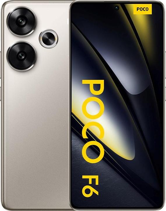 Image du produit Xiaomi Poco F6 (512 Go, Couleur titane, 6.67", Double SIM, 50 Mpx, 5G)