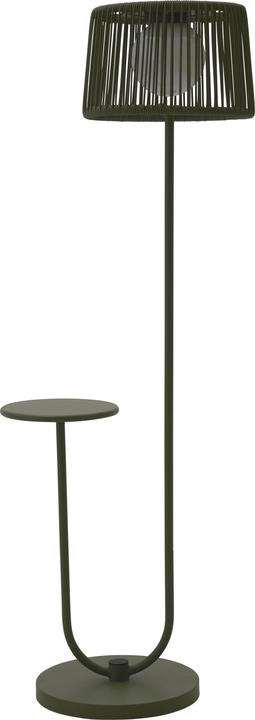 Leco Stehlampe mit Ablagetisch lindgrün