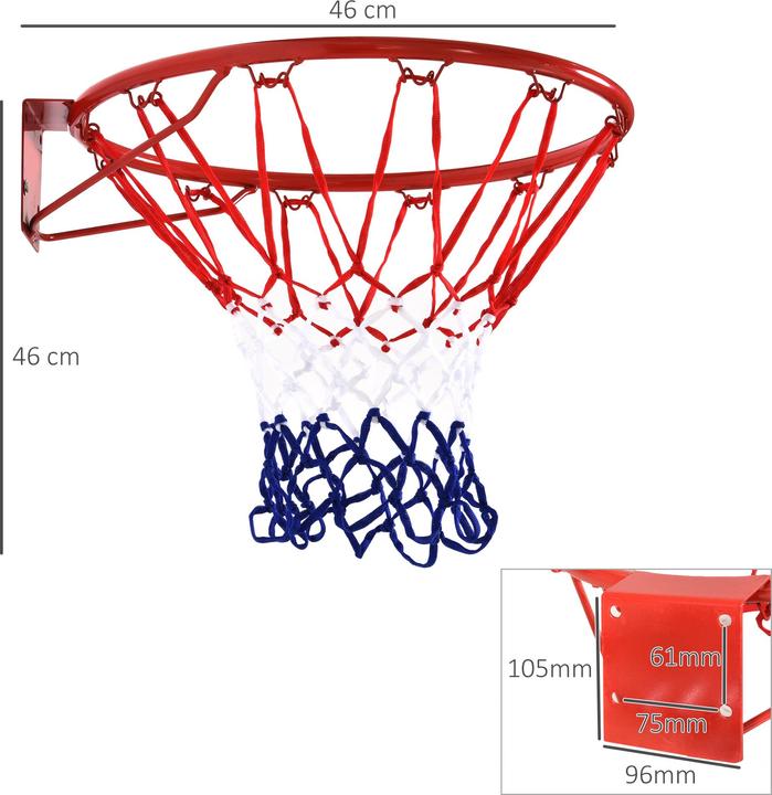 Image du produit Homcom Panier de basket-ball avec filet