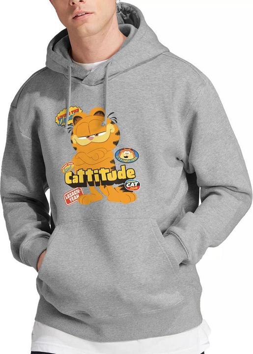 Immagine prodotto Garfield Cattitude Felpa con Cappuccio Uomo (M)