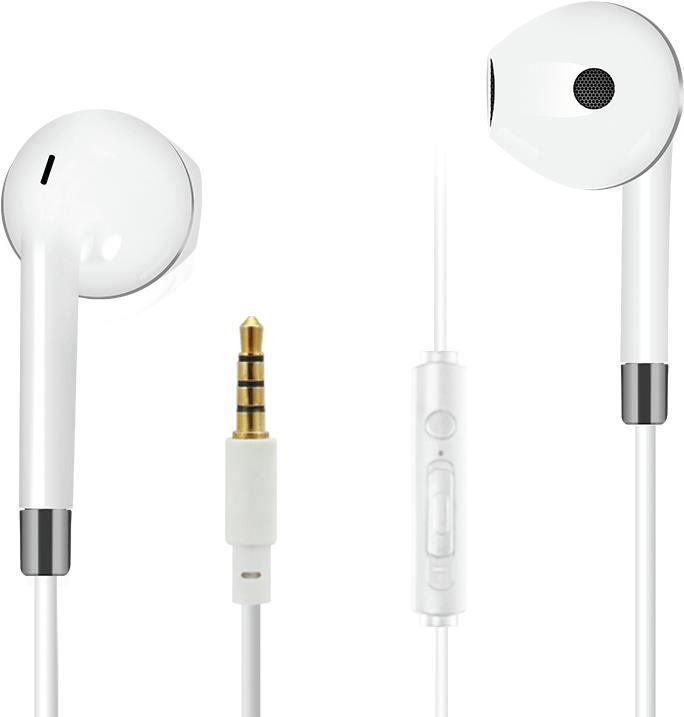 2GO In-Ear Stereo-Headset "Comfort" - grau (Kabelgebunden)
