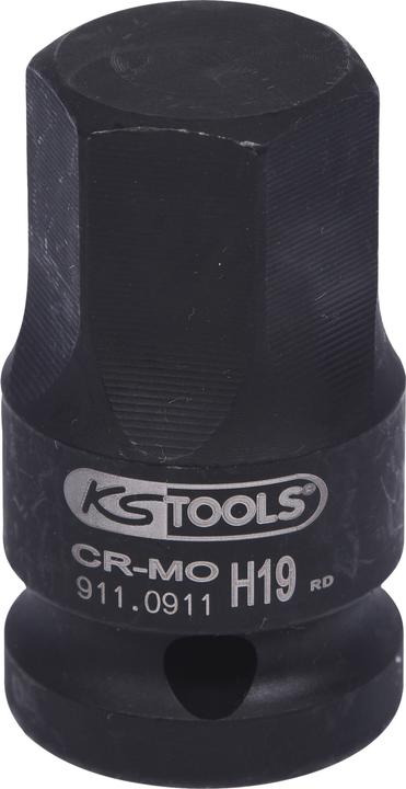 Produktbild KS Tools 1/2" Kraft-Bit-Stecknuss (19/32")