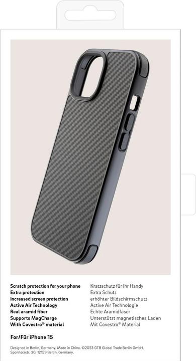 Produktbild Black Rock Robust Carbon (Apple iPhone 15)