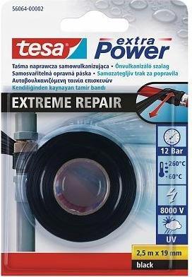 Actual product image tesa Self-adhesive silicone tape EXTREME 2.5m 19mm black H5606402 (19 mm)