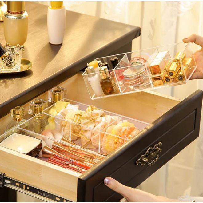 Immagine prodotto MU Style Organizzatore per il trucco in acrilico con 3 scomparti
