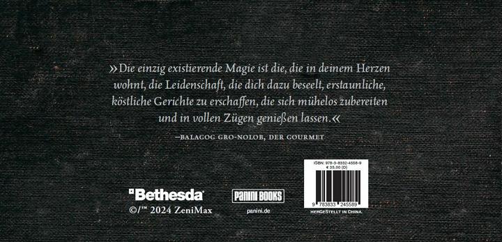 Produktbild Panini The Elder Scrolls: Das offizielle Kochbuch Band 2: Gerichte und Geschichten aus Tamriel (Deutsch, Erin Kwong, Victoria Rosenthal, 2024)