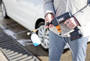 Productafbeelding QLT Draagbare hogedrukreiniger (Oplaadbare batterij)