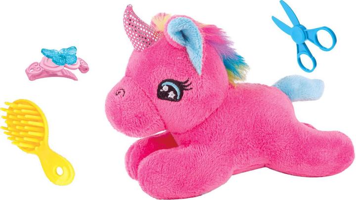Produktbild Einhorn Plüschtier im Reisekoffer (15 cm)