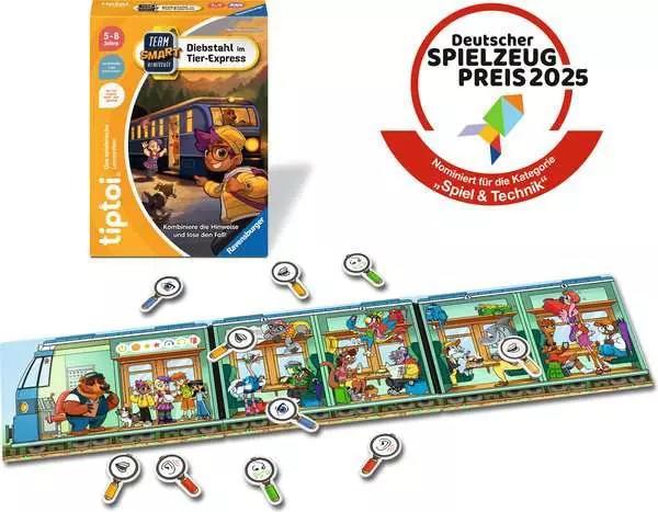 Produktbild Ravensburger tiptoi Spiel 00226 - Team SMART ermittelt – Diebstahl im Tier-Express, fantastisches (Deutsch)