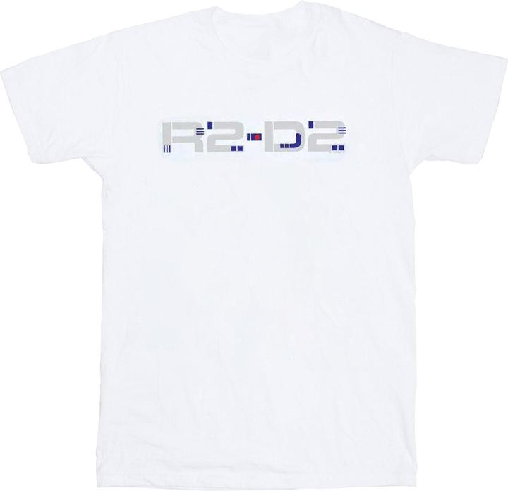 Star Wars The Rise Of Skywalker R2D2 Text Logo TShirt (M)
