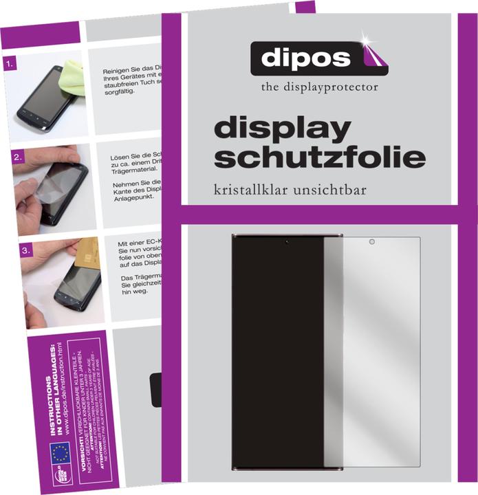 Actual product image Dipos Screen Protector Crystalclear (6 Piece, Samsung Galaxy S22 Ultra)