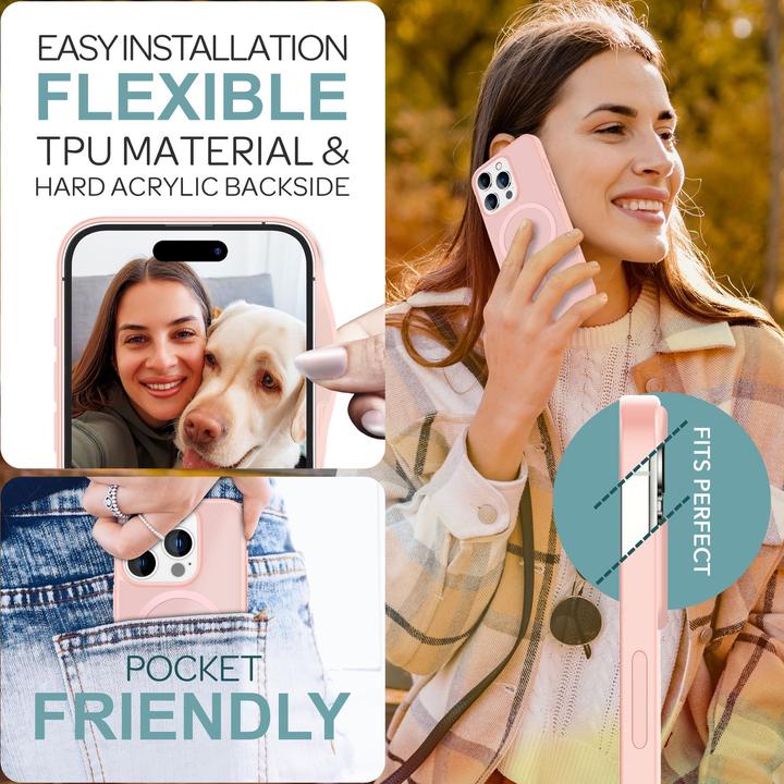 Image du produit Nalia Étui hybride mat avec fonction MagSafe (Apple iPhone 16 Pro)