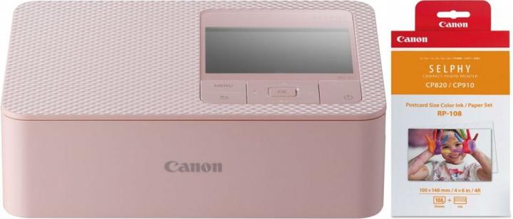 Image du produit Canon Selphy CP1500 Rose + RP-108 (Thermodirecte, Couleur)