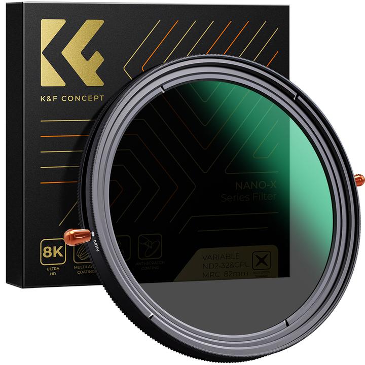Actual product image K&F Concept 2 in 1 CPL+Variable ND2ND32 (46 mm, Neutral density filter, Polarizing filter)