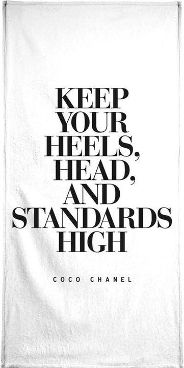 Actual product image Juniqe Keep Your Heels - Quotes & Slogans (40 x 80 cm)