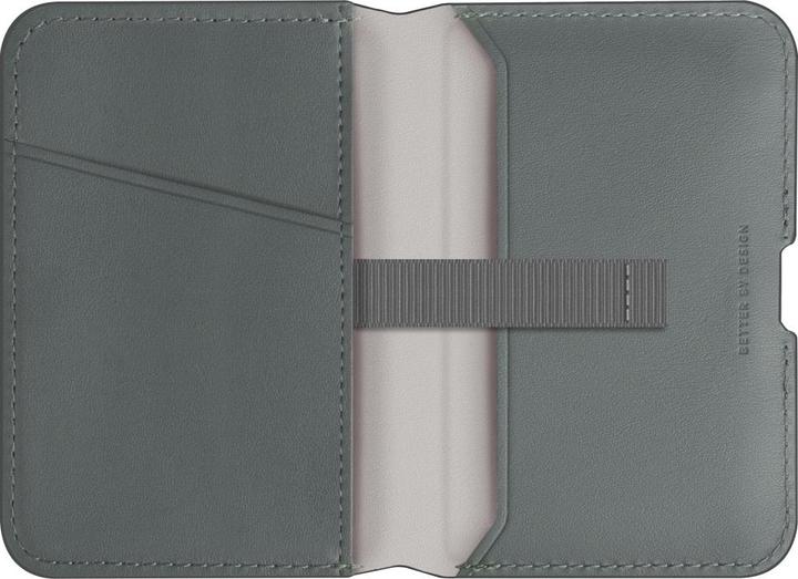 Actual product image Uniq Lyden DS RFID Magnetic Wallet with Phone Stand - Green