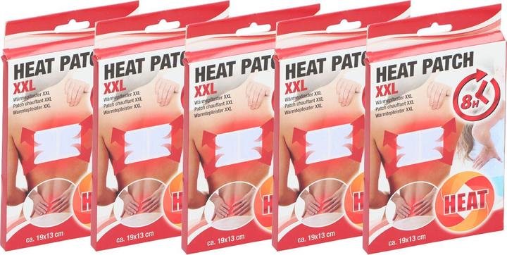 Actual product image Champ Set of 5 XXL heat plasters for the back, 13 x 19 cm (5 x)