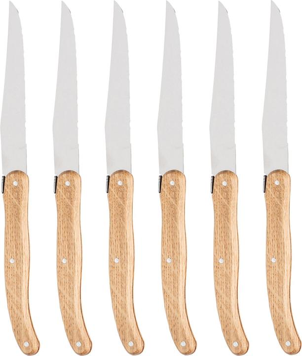 Actual product image Jean Dubost Knive eg i trae-aeske 6stk Laguiole (6 Piece, Knife)