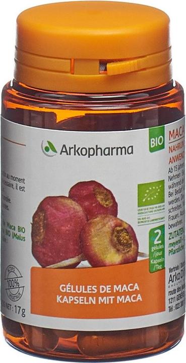 Actual product image Arkopharma Arkocaps Bio Maca Kapseln (40 Piece, Capsules, 41 g)