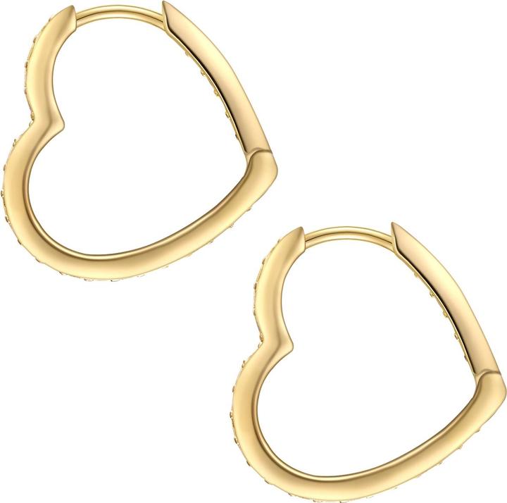Immagine prodotto Rafaela Donata Cuore da donna in argento Sterling Cubic Zirconia Oro Giallo - 30460 (Argento)