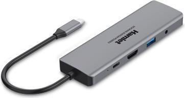 Immagine prodotto Hamlet HDKC-PD200U replicatore di porte e docking station per notebook Cablato USB 3.2 Gen 1 (3.1 Ge (USB-C)