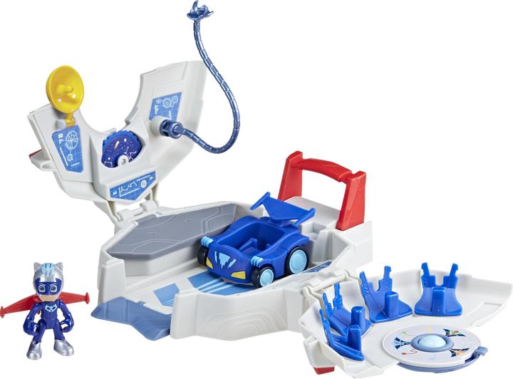 Image du produit PJ Masks Power Heroes Power Quarter, Set de jeu avec voiture et figurine, Jouets pour garçon