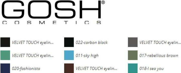 Immagine prodotto Gosh Velvet Touch Eyeliner Waterproof #017 Marrone Ribelle (017 Marrone ribelle)