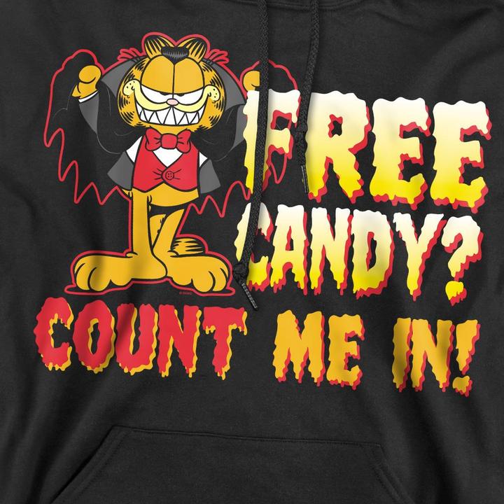 Immagine prodotto Garfield Count Me In Felpa con Cappuccio Uomo (S)