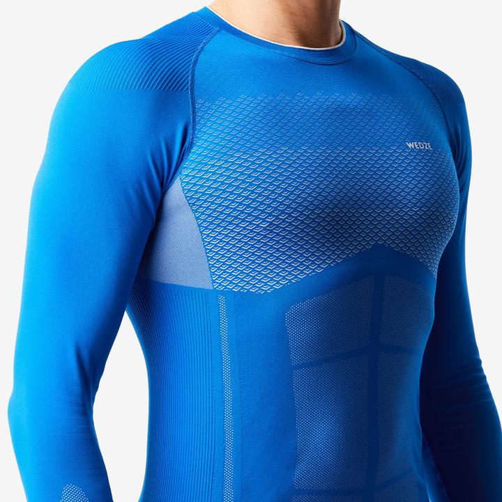 Actual product image Inovik Men's thermal ski base layer 900 - bleu (M)