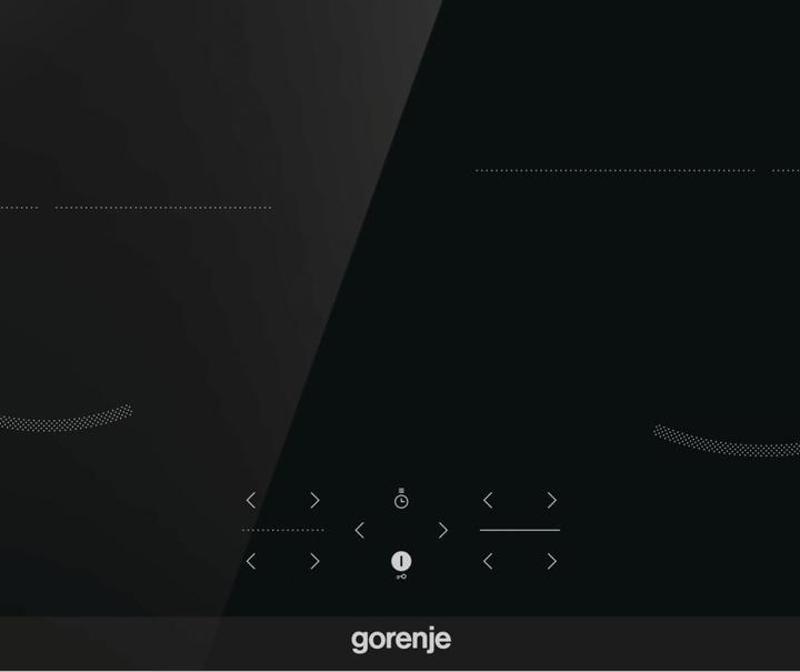 Produktbild Gorenje GI6421BC hob Black Built-in Zone induction hob 4 zone(s)