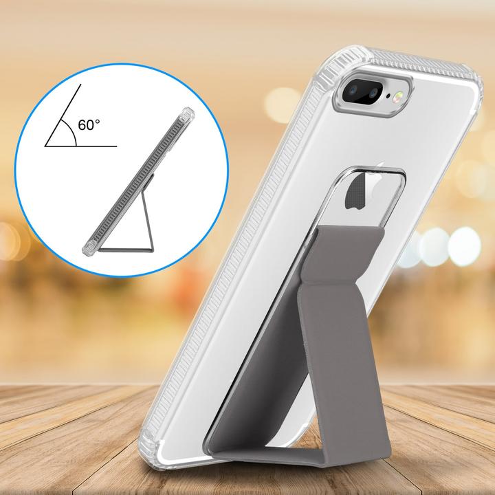 Productafbeelding Cadorabo Hoesje voor Apple iPhone 7 PLUS / 7S PLUS / 8 PLUS in TPU met houder LM167 Style (Apple iPhone 7 Plus, Apple iPhone 7s Plus)
