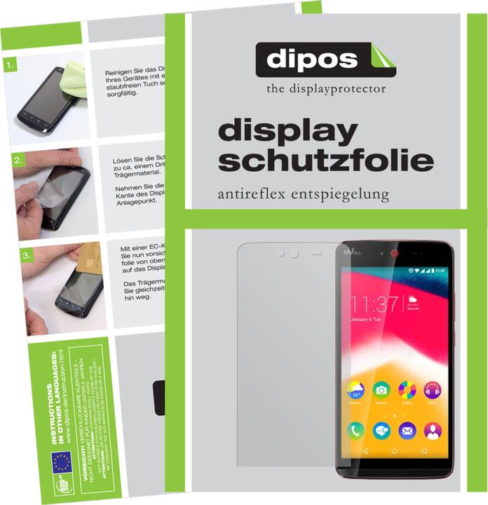 Produktbild Dipos Displayschutzfolie Antireflex (2 Stück, Wiko Rainbow Jam)