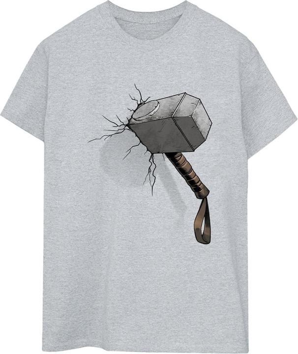 Marvel Thor Hammer Crack TShirt (M)
