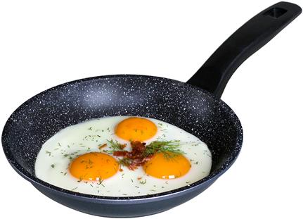Produktbild Stoneline Pan 6840 Frying, Diameter 20 cm, Suitable for induction hob, Fixed handle, Anthracite (20 cm, Bratpfanne, Aluminium)