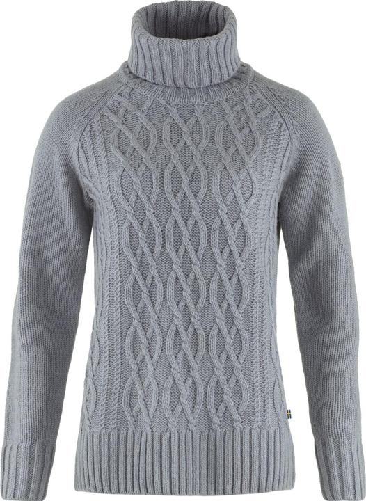 Fjällräven Women's Övik Cable Knit Roller Neck