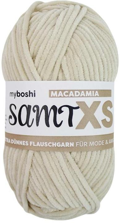 Produktbild Myboshi Wolle Chenille Samt, Macadamia (90 m)