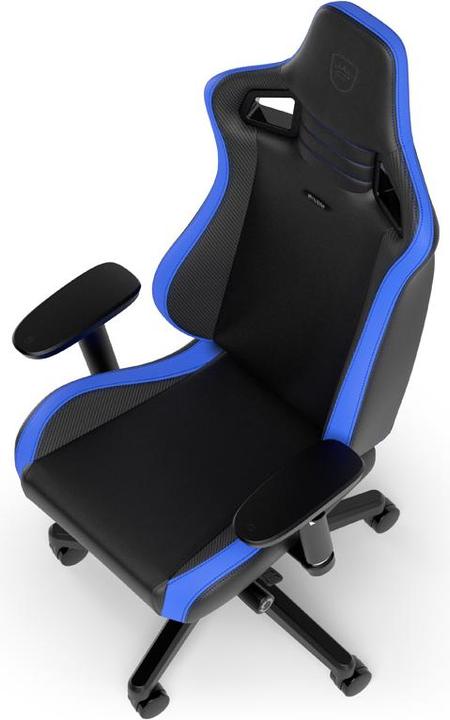 Produktbild noblechairs EPIC Compact Gaming Stuhl - schwarz/carbon/blau