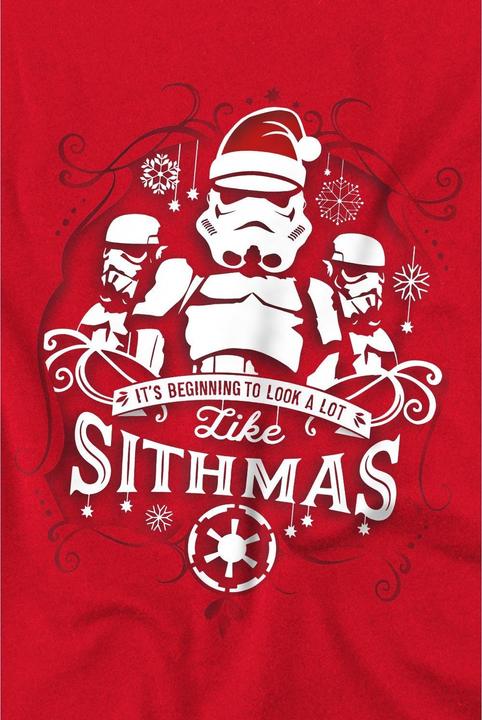 Produktbild Star Wars Beginning To Look A Lot Like Sithmus TShirt weihnachtliches Design (XL)