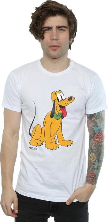 Disney Mens Classic Pluto Cotton T-Shirt