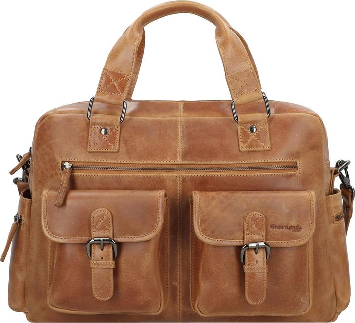 Produktbild Greenland Nature Light Aktentasche Leder 43 cm
