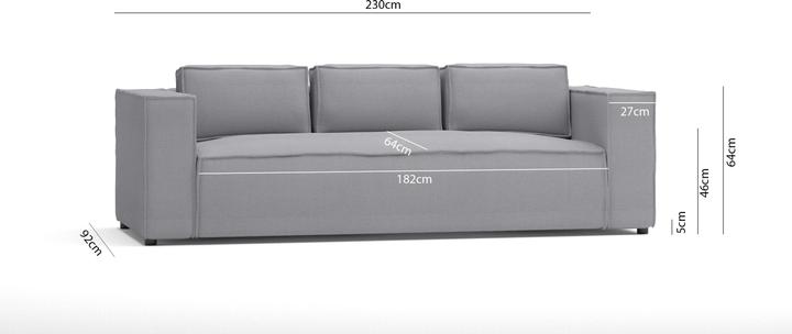 Actual product image Ropez Cloe (3-seater)