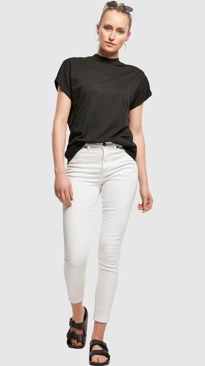Actual product image Urban Classics Ladies Oversized Cut On Sleeve Viscose Tee (M)