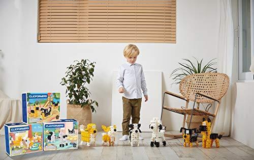 Produktbild Clics Klocki clicformers yellow & baltas friends 74 elementai
