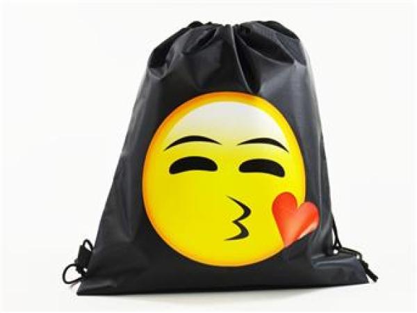 Kögler Emoticon, MOGee Sportbeutel, 39 X 34 cm, Kuss mit Herz