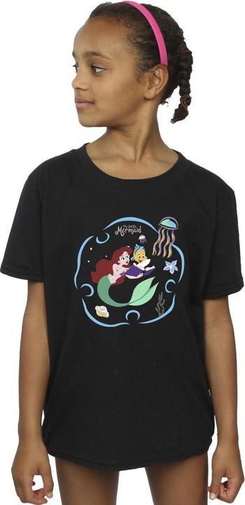 Immagine prodotto Disney The Little Mermaid Reading A Book Maglietta Ragazze (152, 158)