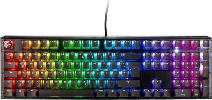 Produktbild Ducky One 3 Aura Black Gaming Tastatur, RGB LED - MX-Speed-Silver (DE, Kabelgebunden)