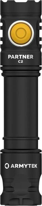Image du produit ArmyTek Partner C2 Magnet USB Lampe torche LED chaude avec clip ceinture, avec étui alimentée par batterie (12.35 cm, 1020 lm)